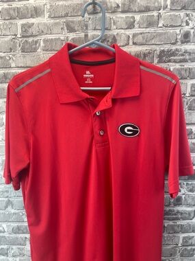 Georgia Bulldogs Knights Apparel Red Polo